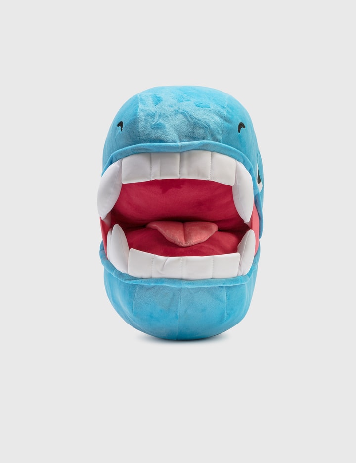 Blue Open Mouth Raptor Head Placeholder Image