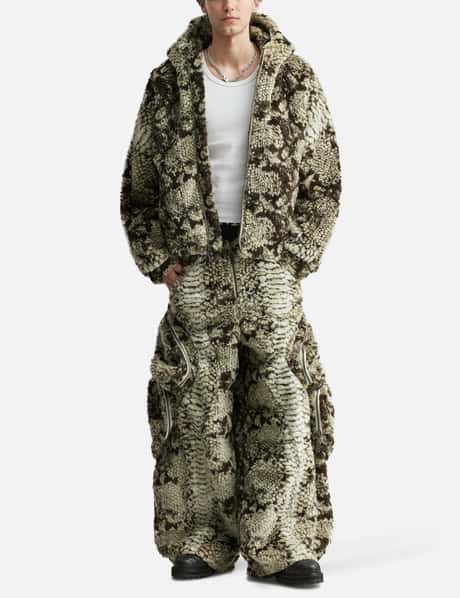Snakes Jacket 2.0 Faux Fur Jacket With Hood view 14