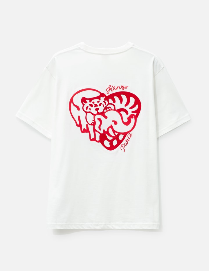 'KENZO HEART' OVERSIZED EMBROIDERED T-SHIRT Placeholder Image