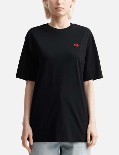Kenzo 'Boke Flower' Embroidered T-shirt in Cotton