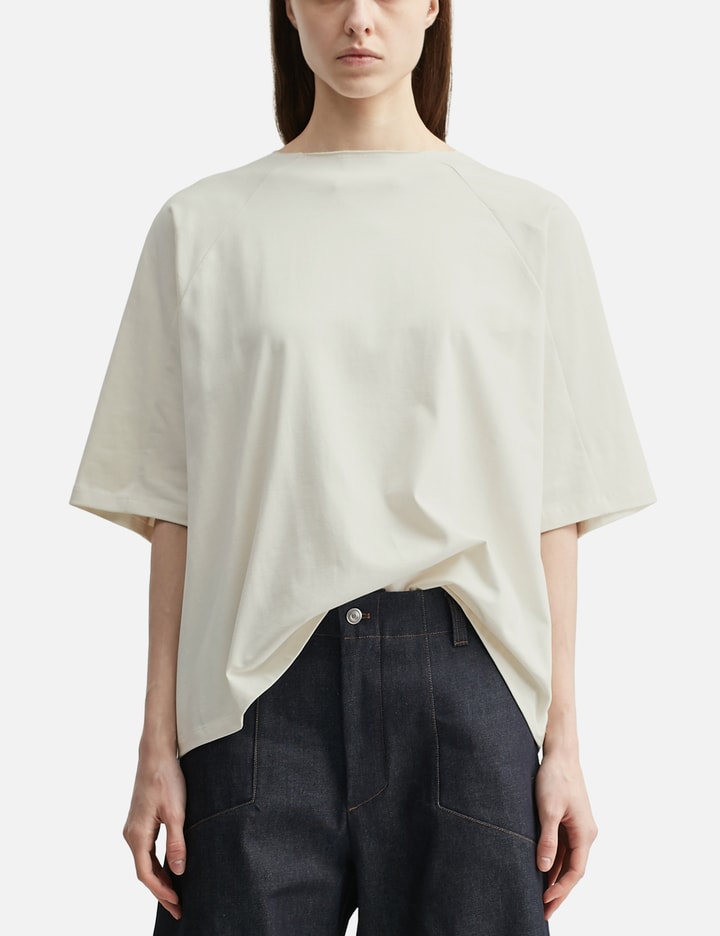 Seventh Box Cut Tee In White