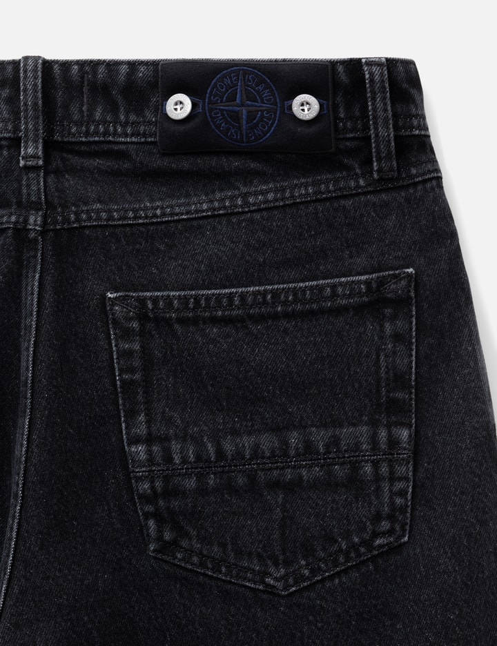 Stone Island Grainy Wash Loose Denim Jeans