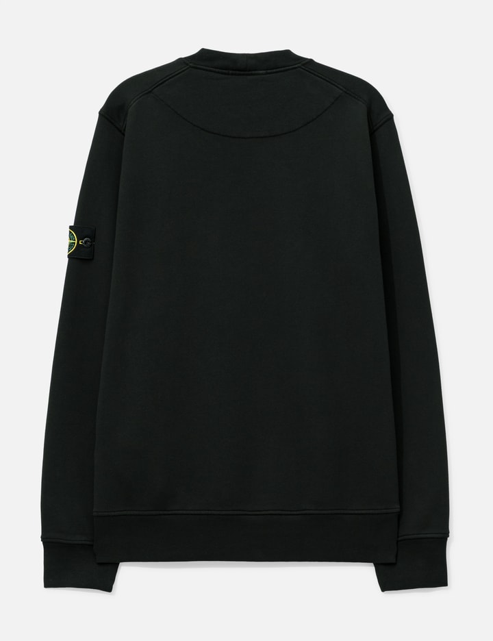 Stone Island Garment Dyed Cotton Fleece Sweatshirt