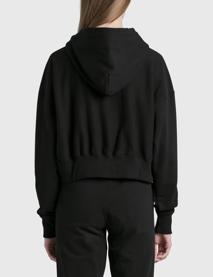 Shop Readymade Cropped Hoodie In Black