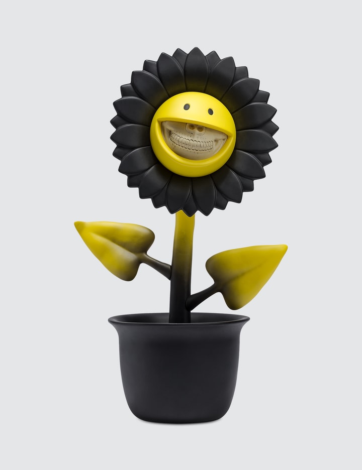 Ron English Shocking Sunflower Smiley Grin (Black Ver.) Placeholder Image