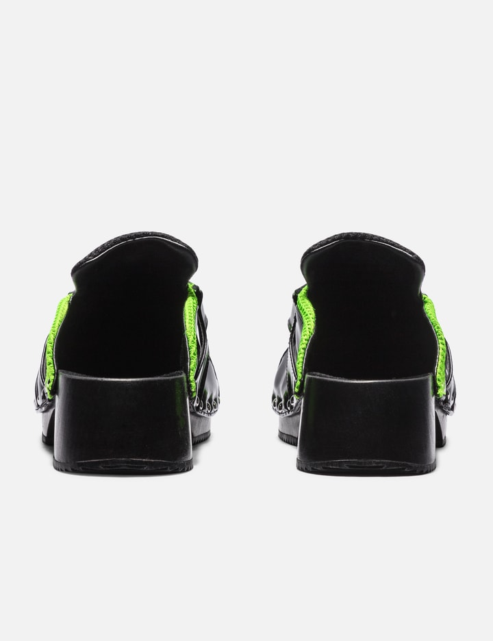 BEETLE BLACK AND GREEN CLOGS Placeholder Image
