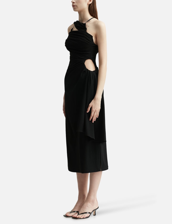 jacquemus abanada draped asymmetric dress Jacquemus - The J Dress - Red