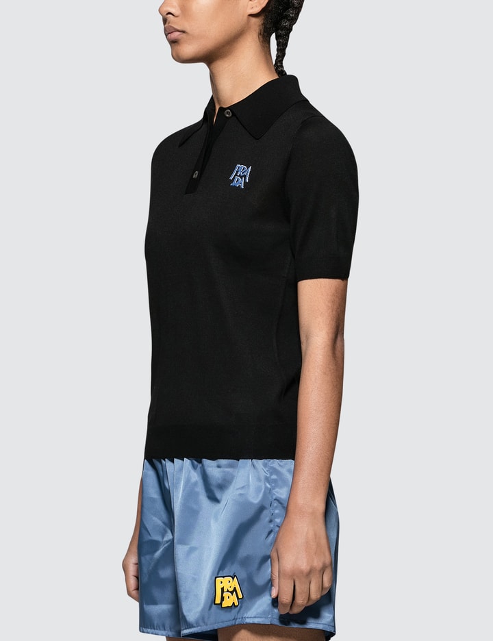 Intarsia Wool Polo Shirt Placeholder Image