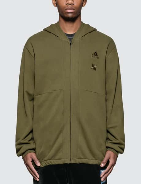 adidas Originals UNDEFEATED x Adidas Full Zip Hoodie HBX