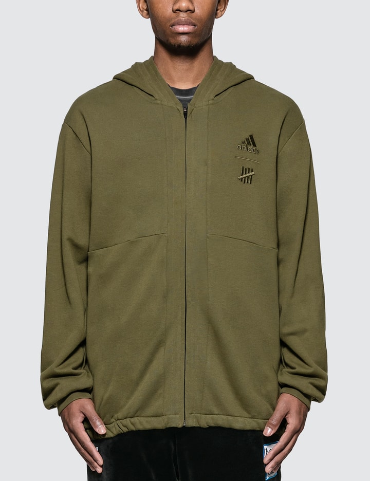 Originals - UNDEFEATED x Adidas Full Zip Hoodie | HBX - Globally Curated Fashion and Lifestyle by Hypebeast