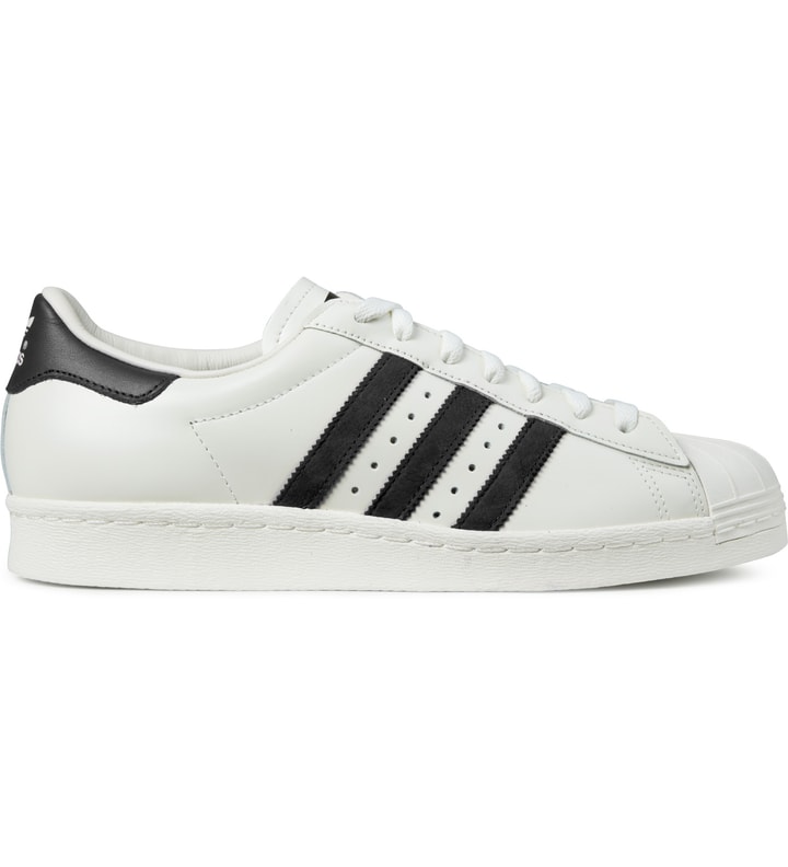 adidas Originals - Vintage White/Black Superstar 80s DLX B25963 Shoes | HBX adidas Originals - Vintage White/Black Superstar 80s DLX B25963 Shoes | HBX