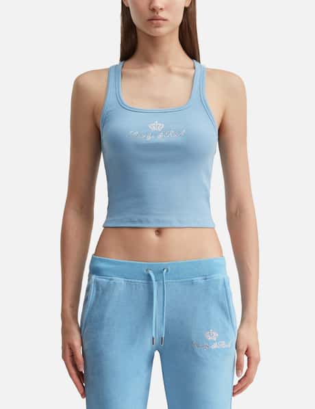 & Rich X Juicy Couture Crown Ribbed Tank view 10