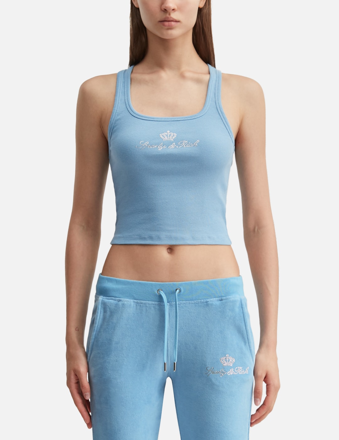 & Rich X Juicy Couture Crown Ribbed Tank view 11