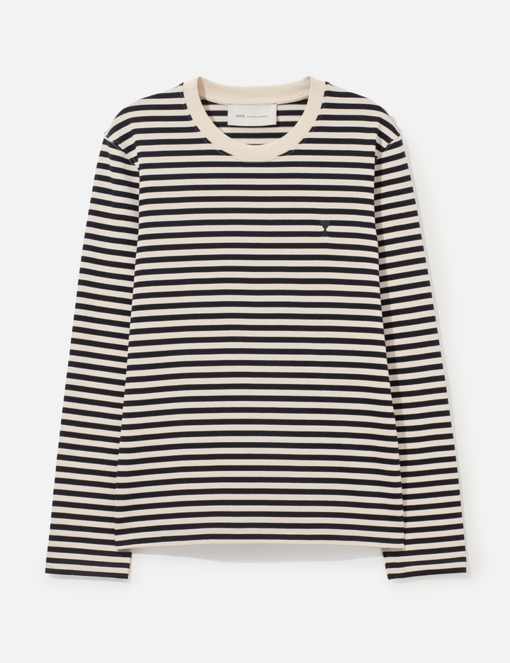 Ami Mariniere Cotton T-Shirt With Ami De Coeur
