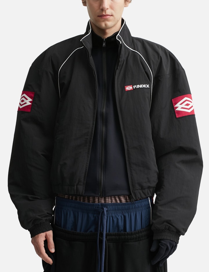 Protocol-Index Exaggerated Shoulder Track Jacket