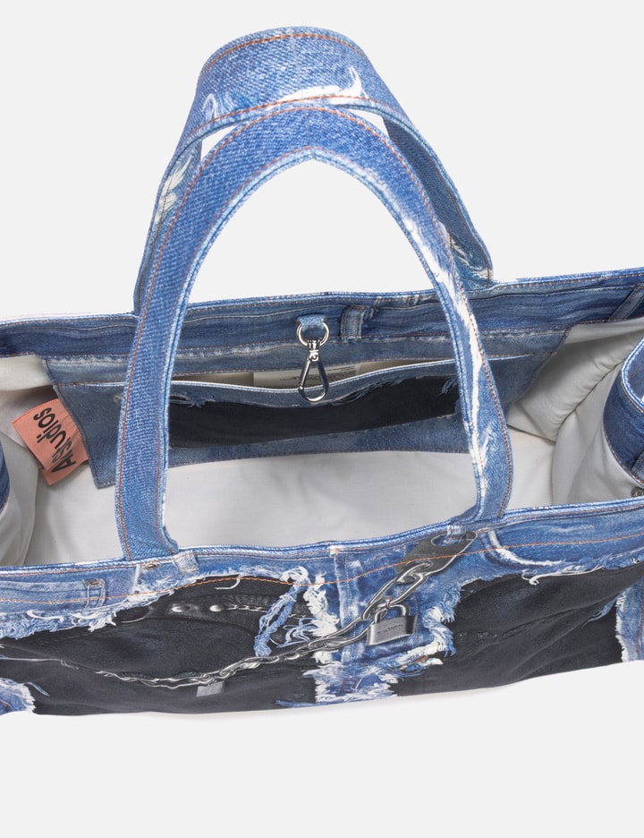 Acne Studios Denim Print Tote