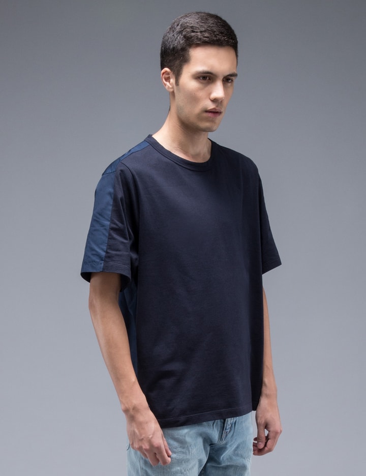 Classic S/S T-Shirt With Woven Back Panel Placeholder Image