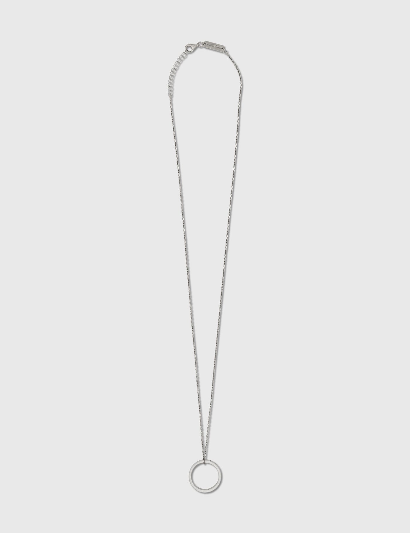 MM6 Maison Margiela logo-charm chain-link Necklace - Farfetch
