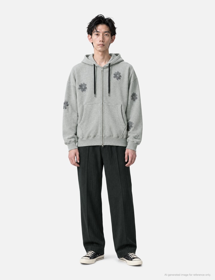 NÒMARHYTHM TEXTILE Flower Embroidery Hoodie