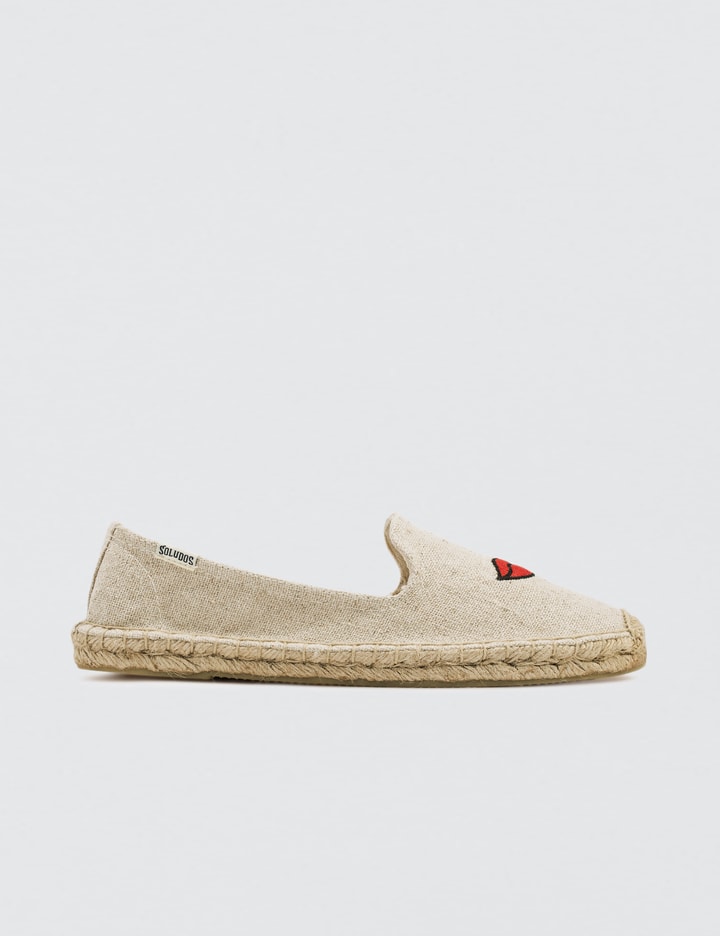 Jason Polan Lips Embroidered Smoking Espadrilles Placeholder Image