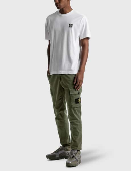 Mens Pants Stone Island Pants Green Stone Island Slim Fit Cargo