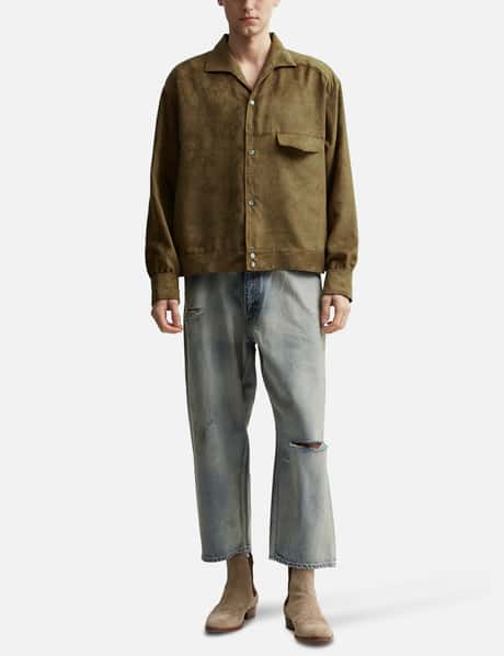 ANCELLM - VEGAN SUEDE SHIRT JACKET | HBX