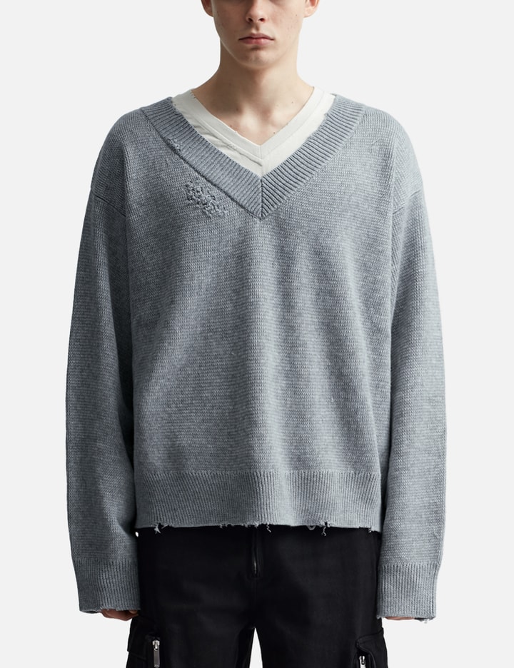 Layered V-Neck Sweater Placeholder Image