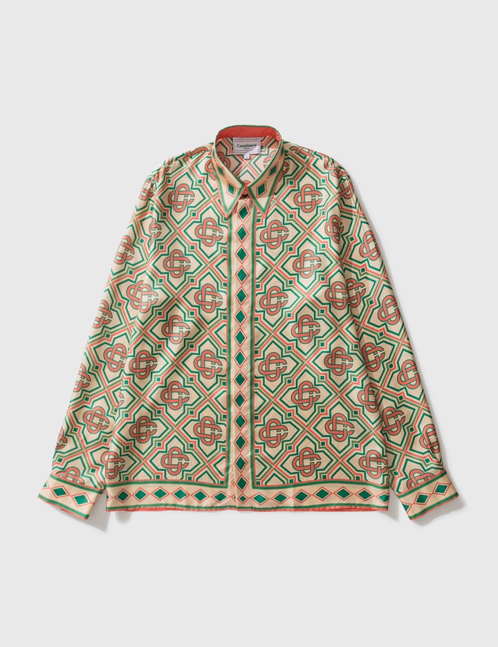 Printed Silk Twill Shirt Placeholder Image