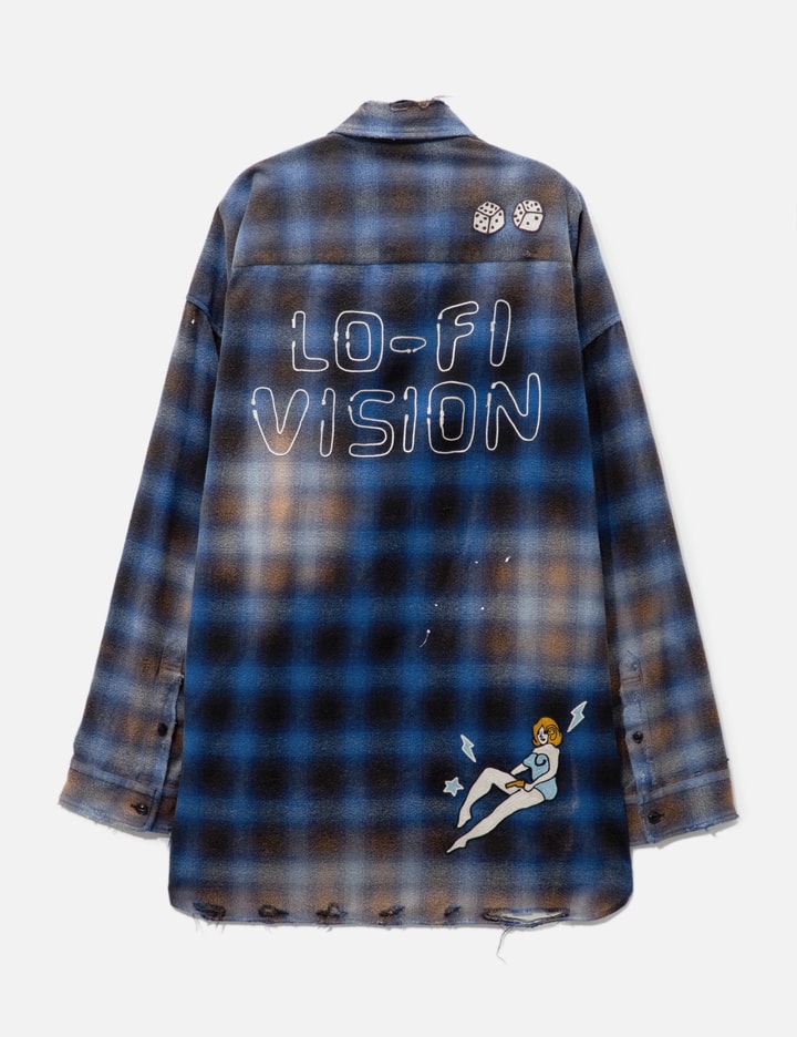 Distressed Check Shirt Placeholder Image