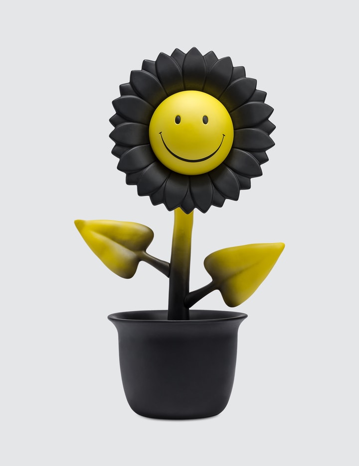 Ron English Shocking Sunflower Smiley Face (Black Ver.) Placeholder Image