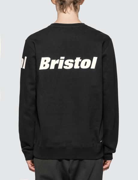 F.C. Real Bristol - F.C.R.B. Straddle Logo Crew Neck Sweat | HBX  
