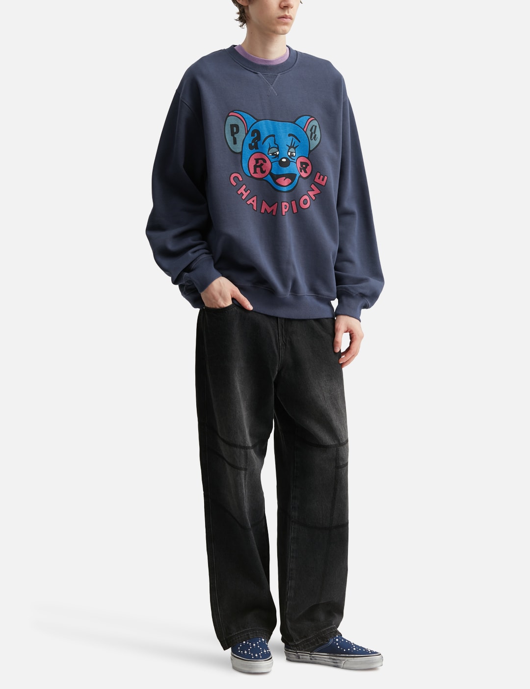 Tired Champione Crew Neck Sweatshirt view 20