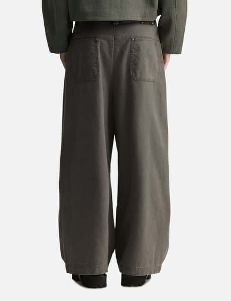 Reset Washed Wide-Leg Trousers view 12