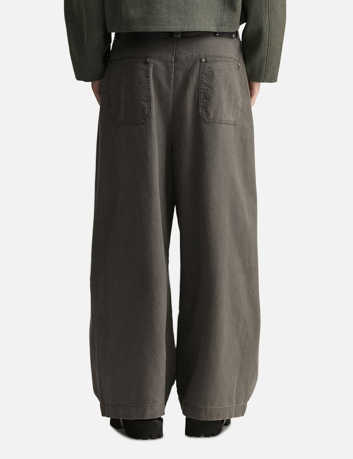 TEAM WANG design Reset Washed Wide-Leg Trousers