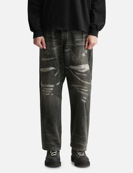 NEIGHBORHOOD - SAVAGE DENIM DP WIDE PANTS | HBX - ハイプビースト 