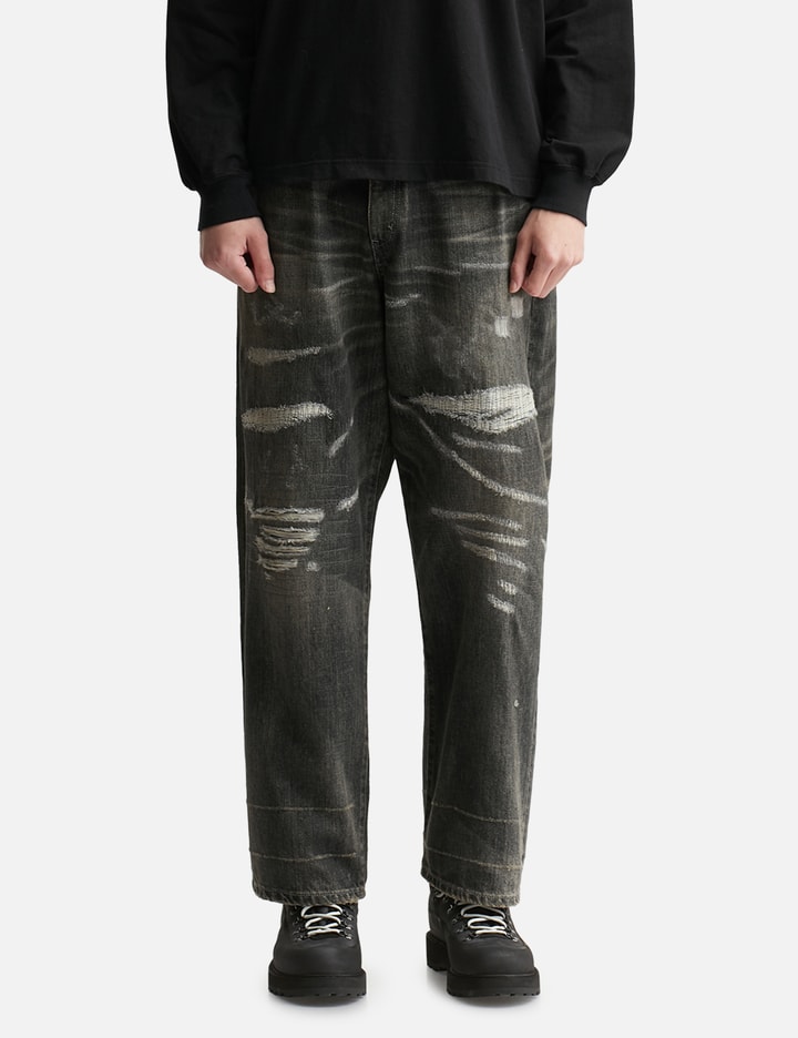 SAVAGE DENIM DP WIDE PANTS Placeholder Image