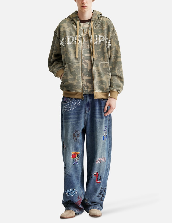 KidSuper Embroidered Paintings Balloon Pants