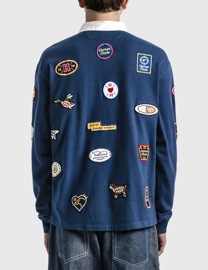Human Made - Human Made Patch Rugby Shirt | HBX - Globally 