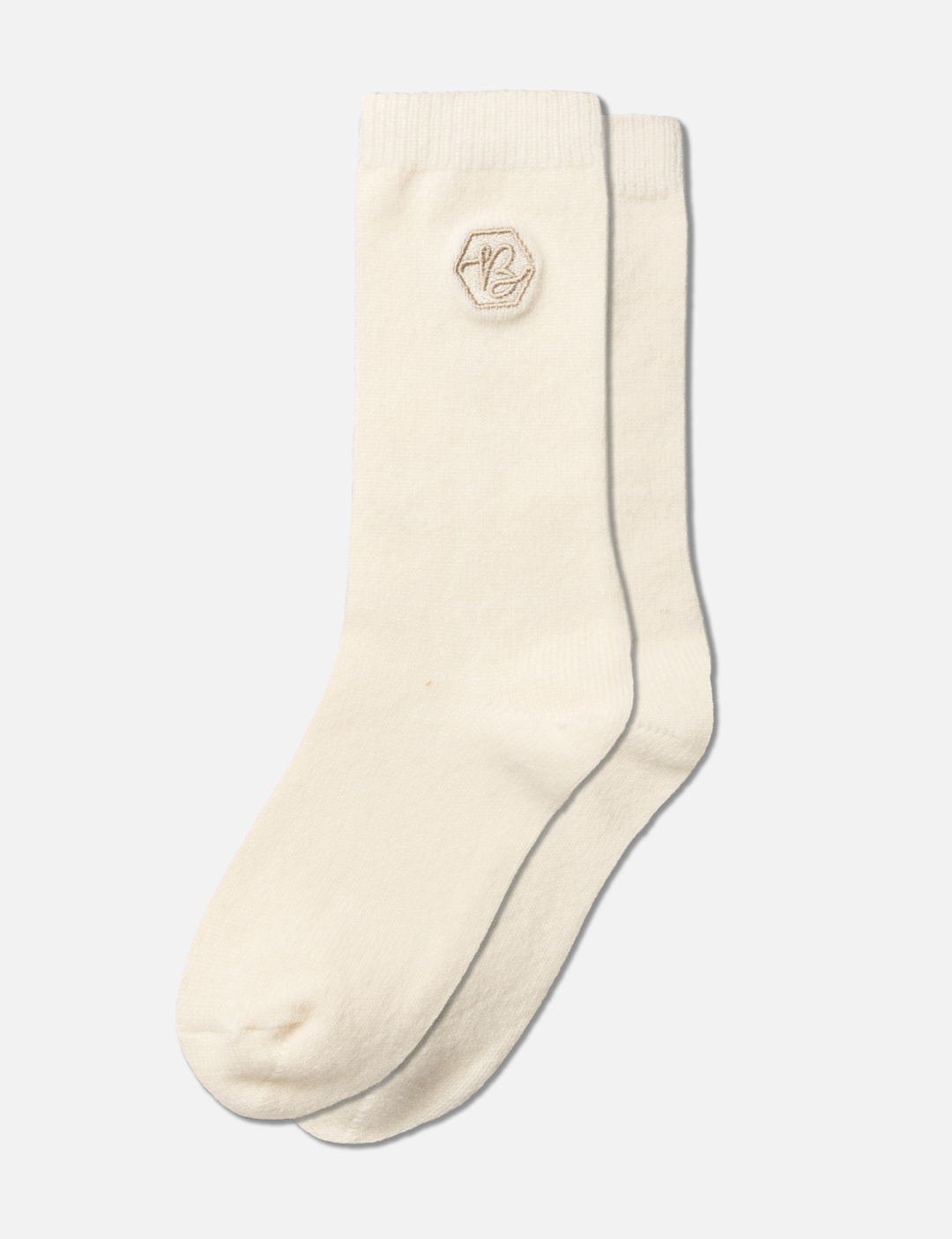 Malbon Golf X Bettinardi Cashmere Sock In White/白色/화이트/ホワイト