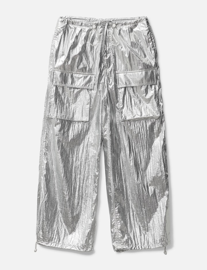 Mm6 Maison Margiela Silver Pants In Gray