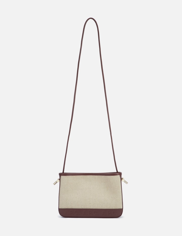 Shop Apc Helene Shoulder Bag In Brown