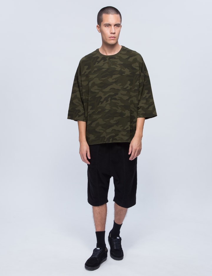 Camo Washed Oversized T-Shirt Placeholder Image