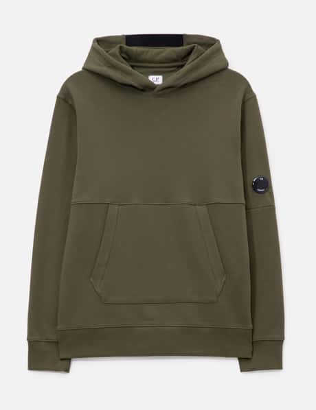 Diagonal Raised Fleece Hooded Lens Sweatshirt view 6