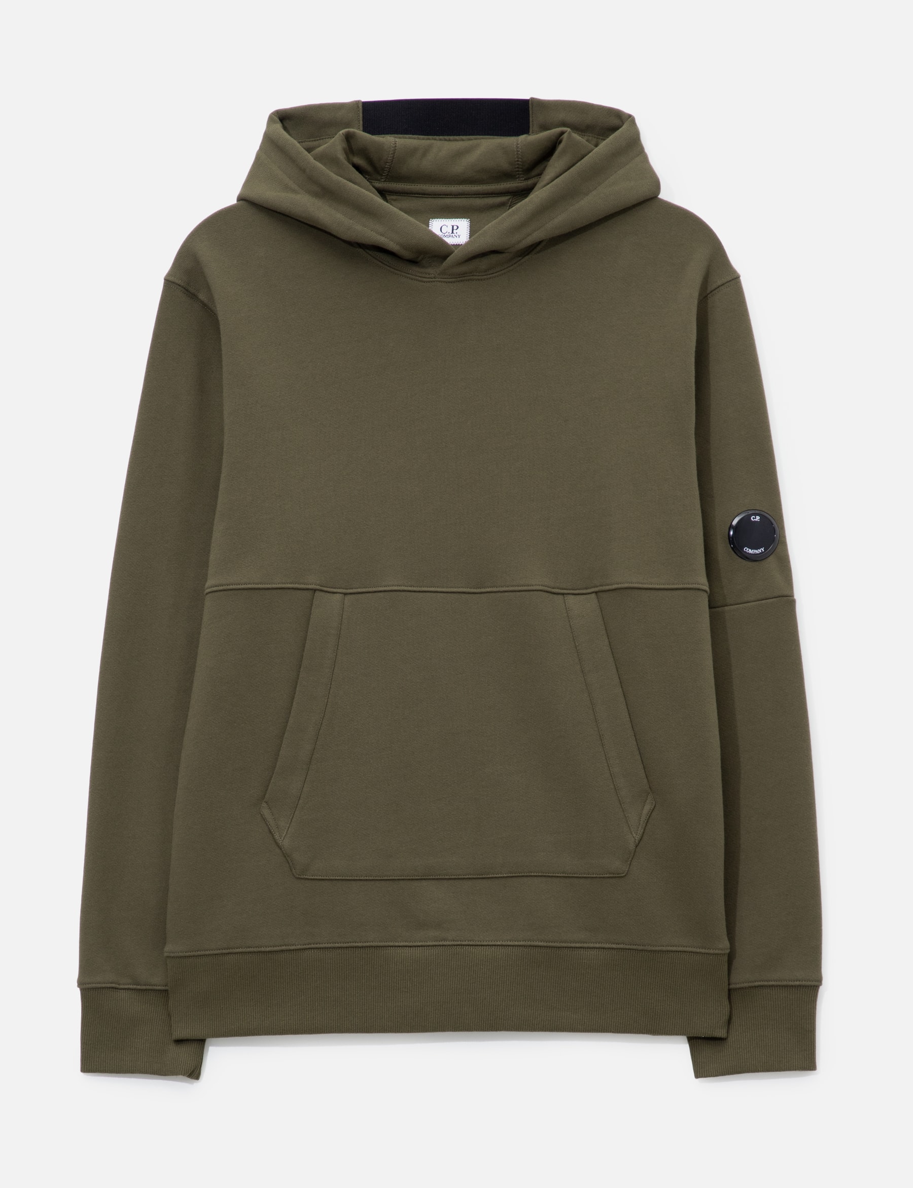Diagonal Raised Fleece Hooded Lens Sweatshirt view 16