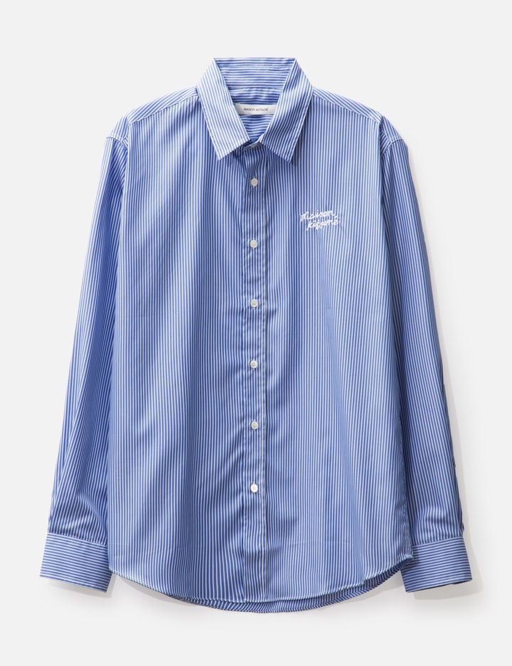 Maison Kitsuné Casual Shirt In Blue