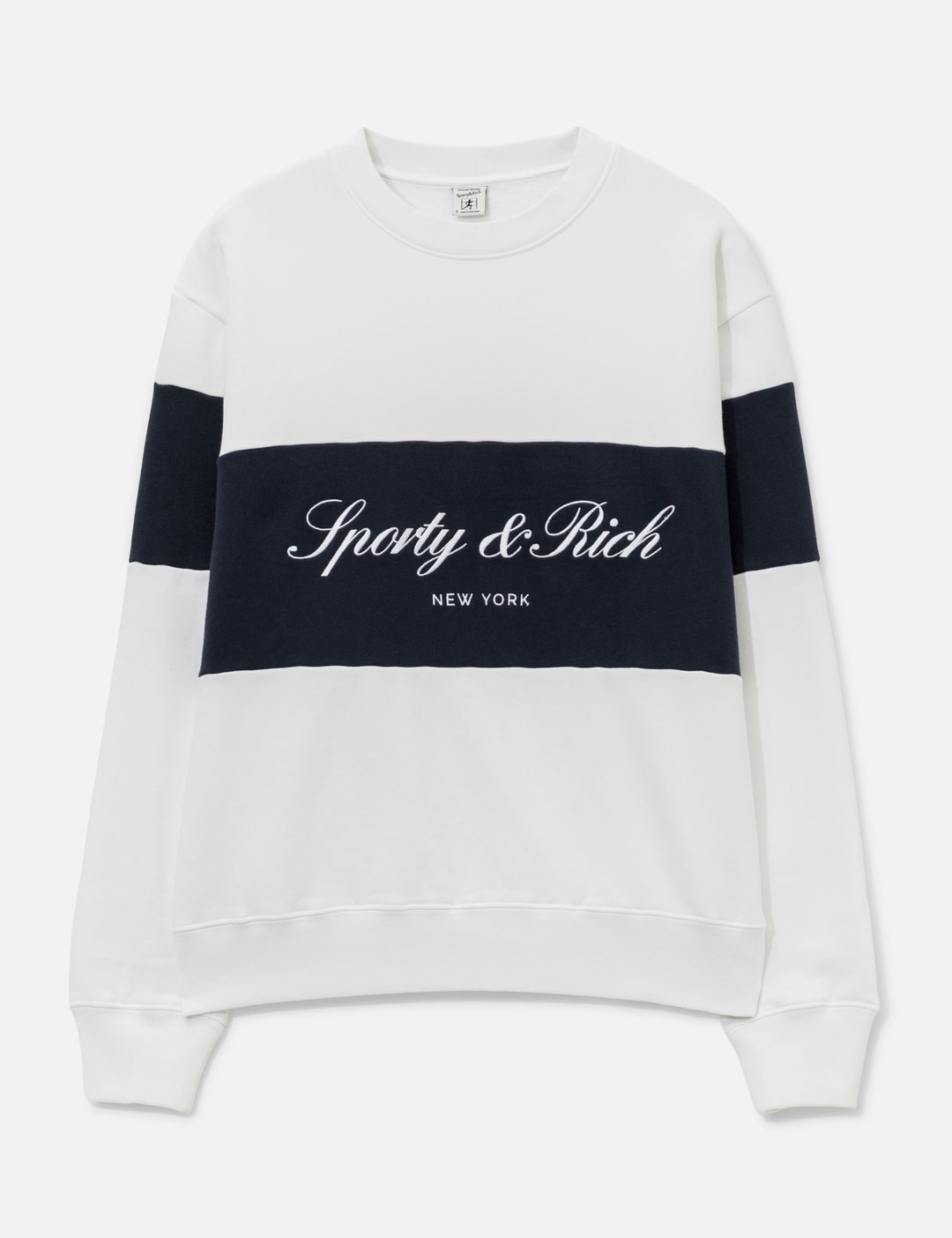 Signature Logo Block Crewneck