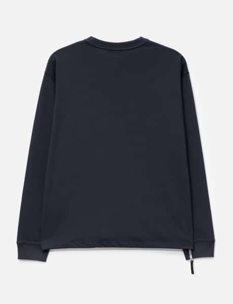 Suvin Compact Jersey Big QOL Tag Long T-Shirt view 8