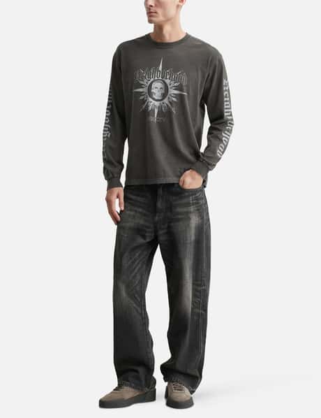 Washed Denim DP Wide Pants view 14