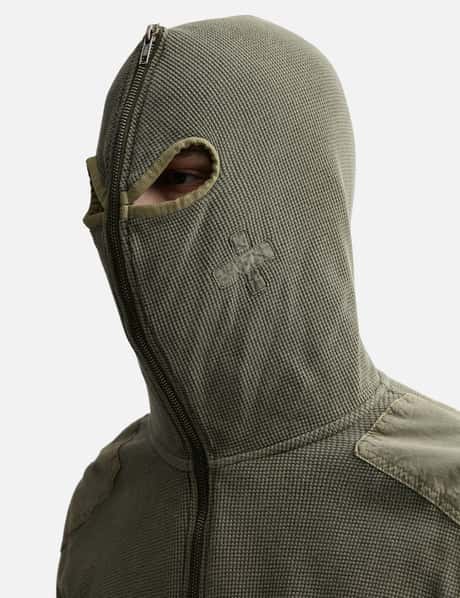 PROJECT G/R - Gimp Waffle Thermal Zip Hoodie | HBX - Globally 
