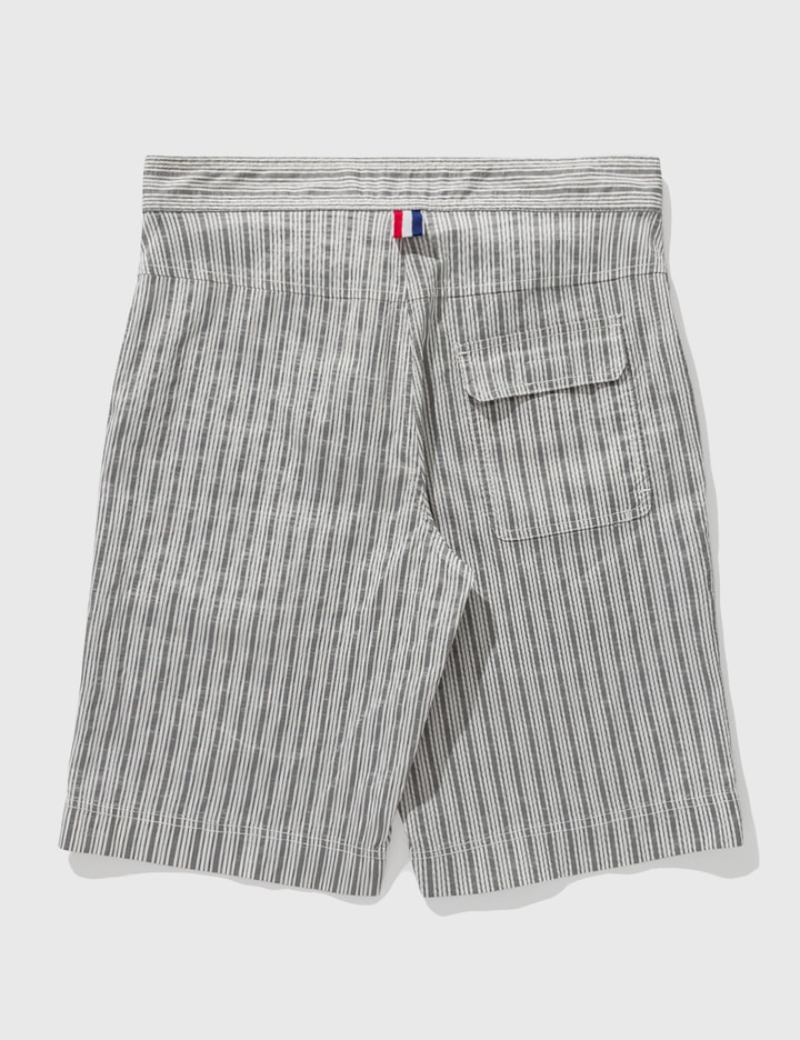 THOM BROWNE POLYESTER STRIPE SHORTS Placeholder Image